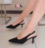 Tacón Primary-83 negro nubuck