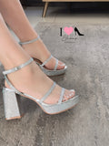 Tacón lessa-42 plata