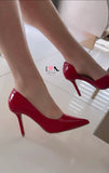 Tacón Bliss-21 rojo charol
