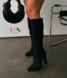 Bota Liam-38 negro gamuza