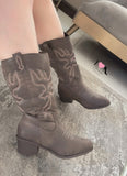 Bota western-18 café