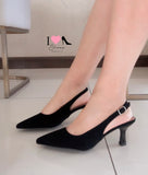 Tacón Primary-83 negro nubuck