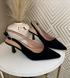 Tacón Primary-83 negro nubuck