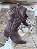 Bota western-18 café