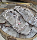 Sandalia 029 plata