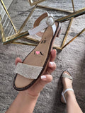 Sandalia 1043 plata