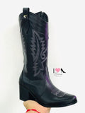Bota 1622 negro/hueso
