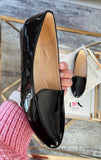Flat 303 negro charol