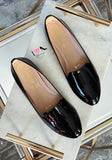 Flat 303 negro charol