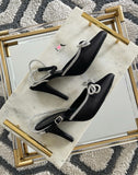 Tacón 421 negro satin