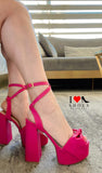 Tacón 444 rosa fiusha
