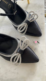 Tacón 421 negro satin
