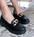 Loafer 1110 negro piel