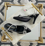 Tacón 421 negro satin