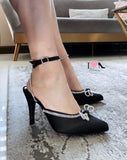Tacón 421 negro satin