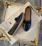 Mocasín 175 negro piel