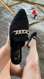 Mules 1003 negro durazno