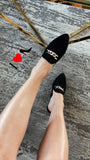 Mules 1003 negro durazno