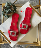 Sandalia 1010 rojo durazno