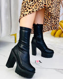 Botin 2022 negro lycra
