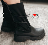Bota 800 negro Licra